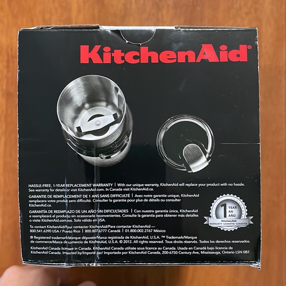 NWT KitchenAid Blade Coffee Grinder BCG111OB in Onyx Black - Picture 6 of 8